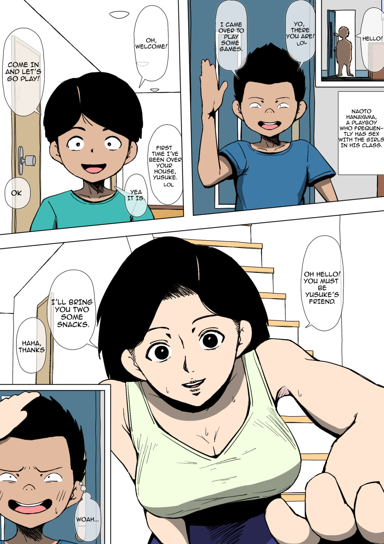 Hentai Manga Comic-Mom and the Playboy Classmate-Read-3